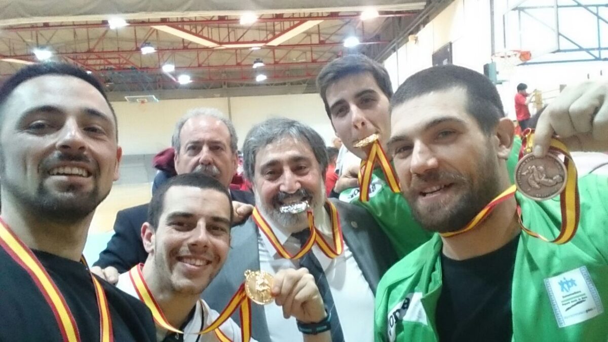 Equipo de Extremadura en la Copa de España de Sambo y Grappling.